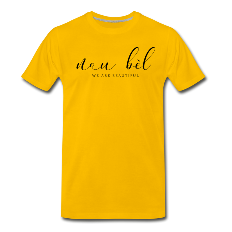 Men's Premium T-Shirt 1.02 in - sun yellow