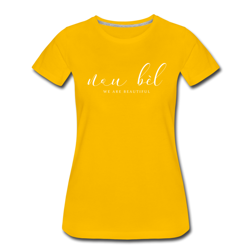 Women's Nou Bèl T-Shirt - sun yellow